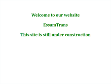 Tablet Screenshot of essamtrans.com